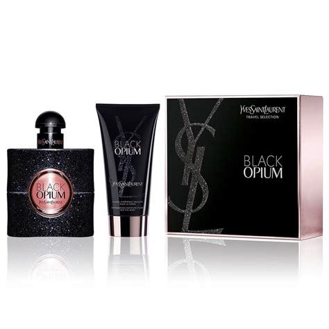 ysl black optimum 50ml gift set|YSL black opium chemist warehouse.